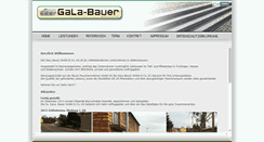 Desktop Screenshot of gala-bauer.de