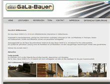 Tablet Screenshot of gala-bauer.de